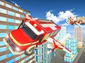 Spel Flying Fire Truck Driving Sim