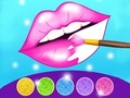 Spel Glitter Lips Coloring Game