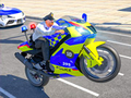 Spel Police Bike Stunt Race Game