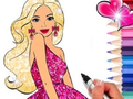 Spel Coloring Book: Barbie