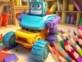 Spel Coloring Book: Transforming Car Robot