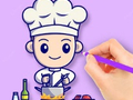 Spel Coloring Book: Chef