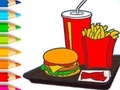 Spel Coloring Book: Hamburger