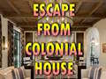 Spel Escape From Colonial House