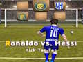 Spel Messi vs Ronaldo Kick Tac Toe