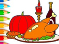 Spel Coloring Book: Thanksgiving Day