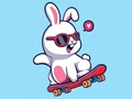 Spel Coloring Book: Rabbit Skateboard