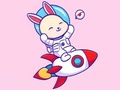 Spel Coloring Book: Rabbit Astronaut