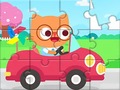 Spel Jigsaw Puzzle: Driving Car