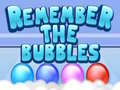 Spel Remember the Bubbles
