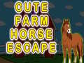 Spel Cute Farm Horse Escape