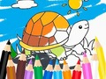 Spel Coloring Book: Sunny Turtle