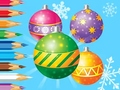 Spel Coloring Book: Christmas Decorate Balls