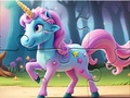 Spel Jigsaw Puzzle: Magic Forest Unicorn