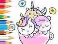 Spel Coloring Book: A Cup Of Unicorn