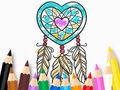 Spel Coloring Book: Heart Dreamcatcher