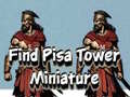 Spel Find Pisa Tower Miniature