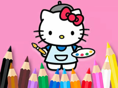 Spel Coloring Book: Hello Kitty Painting