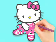 Spel Coloring Book: Hello Kitty Dancing