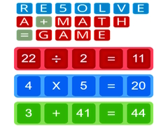 Spel RE5OLVE a+math=game