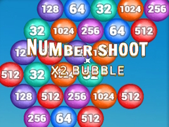 Spel Number Shoot x 2 bubble