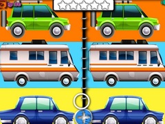 Spel Cartoon Cars Spot The Difference