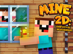 Spel Mine 2D Survival Herobrine