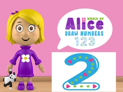 Spel World of Alice Draw Numbers