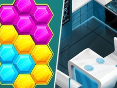 Spel Hexa Blast Game Puzzle