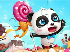 Spel Jigsaw Puzzle: Panda Candy World