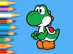 Spel Coloring Book: Yoshi Fishing Time