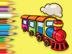 Spel Coloring Book: Running Train
