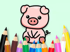 Spel Coloring Book: Cute Pig 2