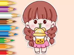 Spel Coloring Book: Lovely Girl