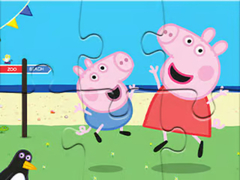 Spel Jigsaw Puzzle: Peppa Fun Day