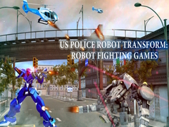 Spel US Police Robot Transform: Robot  fighting games