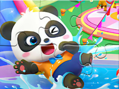 Spel Jigsaw Puzzle: Baby Panda Water Park