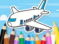 Spel Coloring Book: Flying Airplane