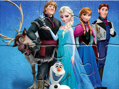 Spel Jigsaw Puzzle: Frozen Photo