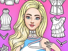 Spel Girl Coloring Dress Up Games