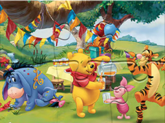 Spel Jigsaw Puzzle: Winnie The Pooh Party