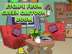 Spel Escape from Green Cartoon Room