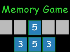 Spel Memory game