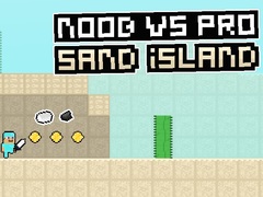 Spel Noob vs Pro Sand island