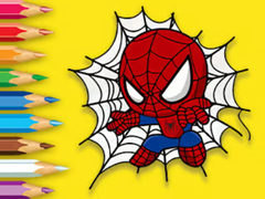 Spel Coloring Book: Baby Spiderman