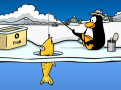 Spel Club Penguin: Ice Fishing