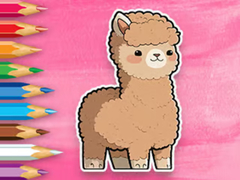 Spel Coloring Book: Cute Alpaca