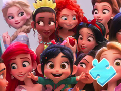 Spel Jigsaw Puzzle: Disney Princess Family Photo