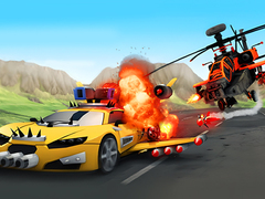 Spel Chaos Road Combat Car Racing