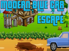 Spel Modern Blue Car Escape